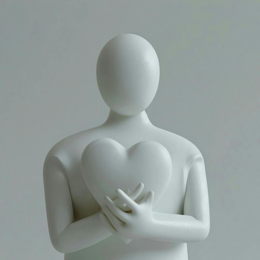 Person Holding A Heart