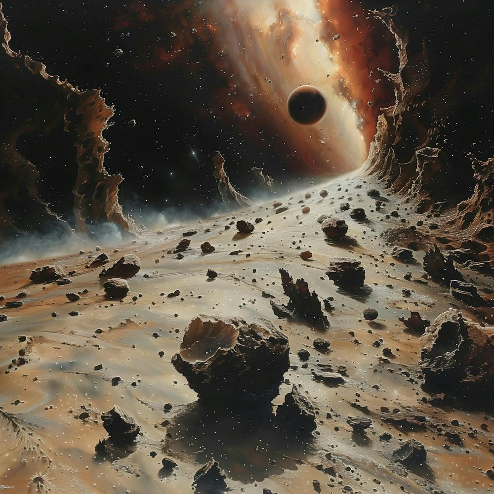 Rock Nebula, Impressionism And Surrealism