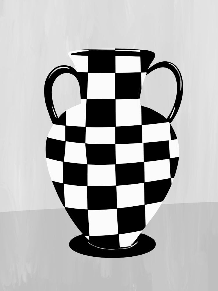Checkered Vase