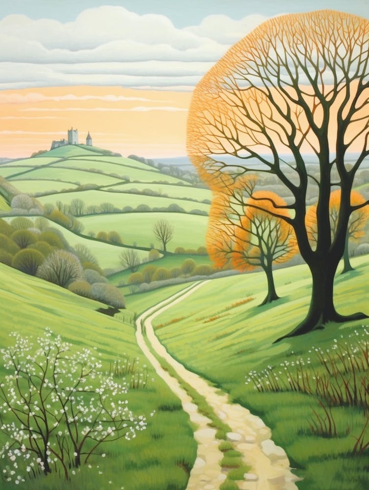 Dartmoor National Park England 1 Hike Illustration