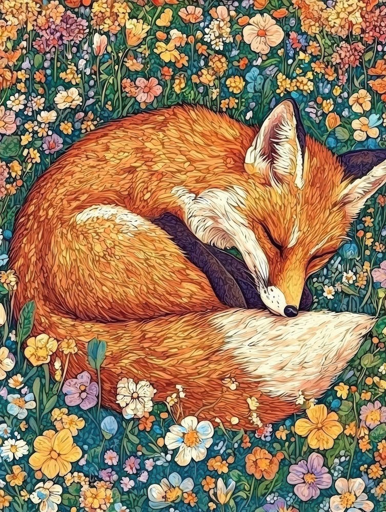 Fox In The Meadow 7