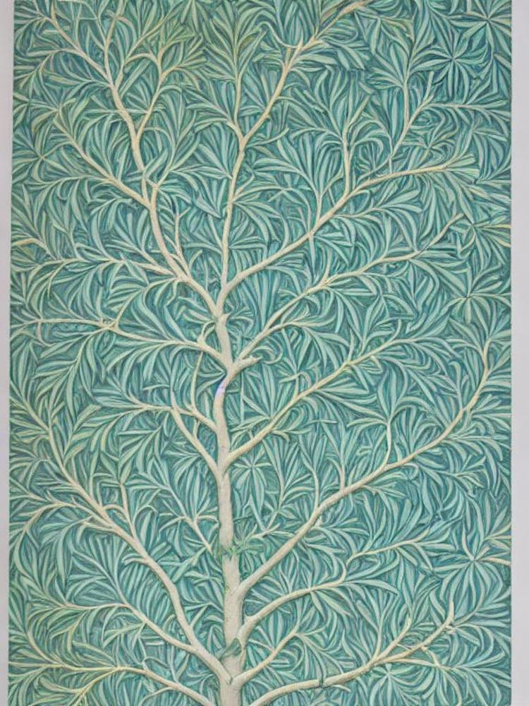 Bristlecone Pine tree Vintage Botanical