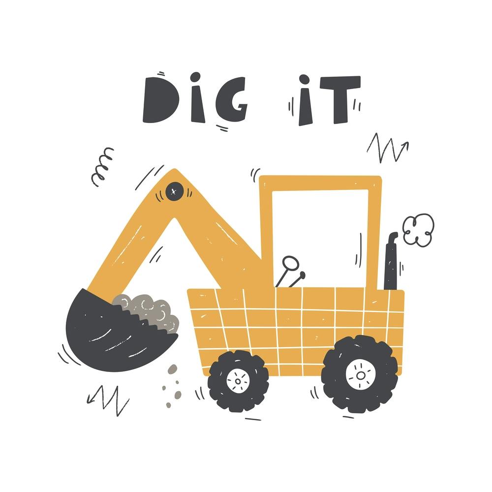 Cute Funny Digger