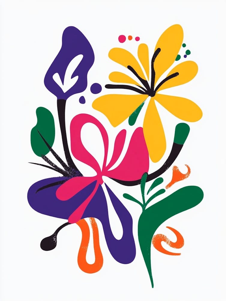 Flowers And Butterflies