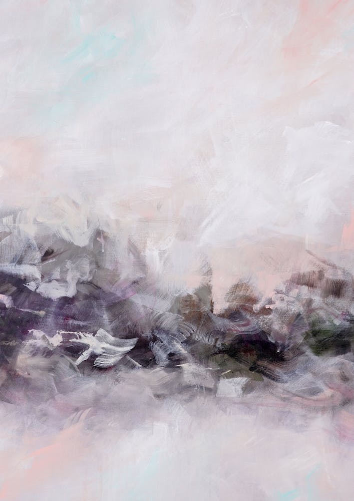 Blush Abstract Painting