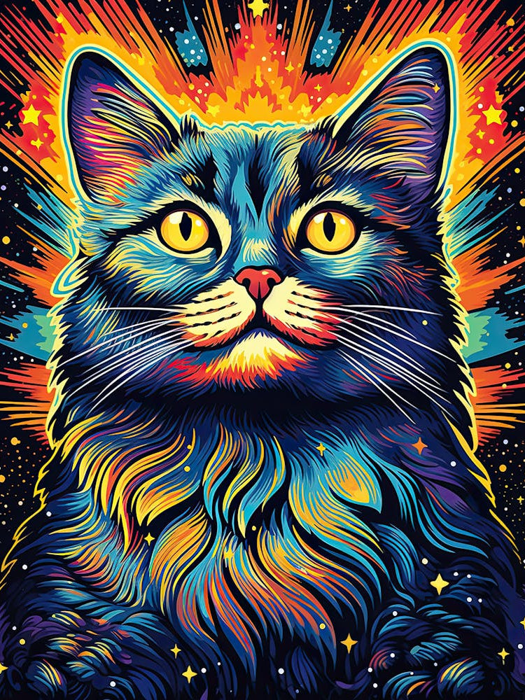Cosmic Pawdyssey, Psychedelic Cats series
