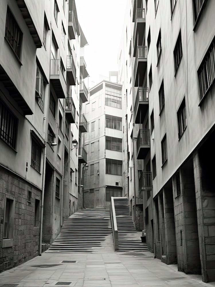 Girona, Spain, Black And White Photography 3