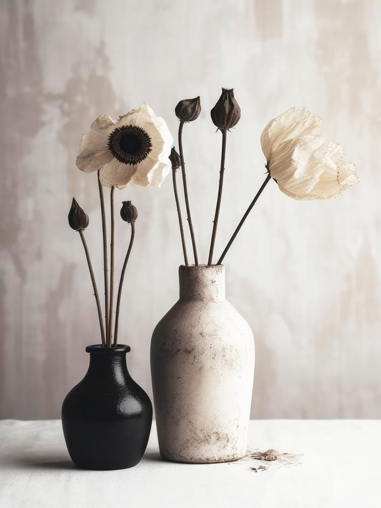 Black And White Vase No 1