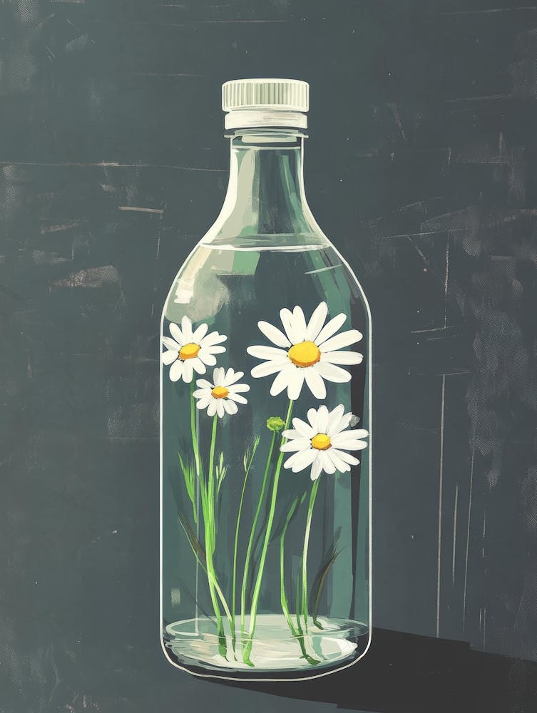 Daisies In A Bottle 1
