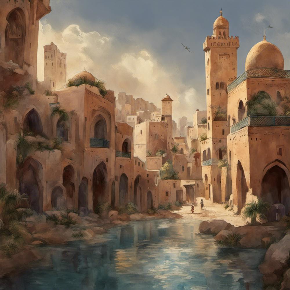 Traditionelle arabische Städte