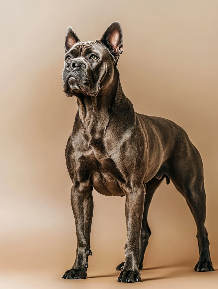 French Bulldog. Generated AI. Wall