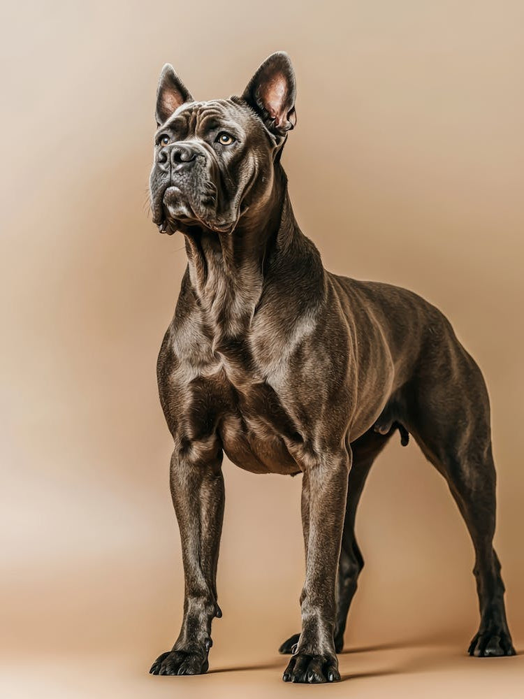 French Bulldog. Generated AI. Wall