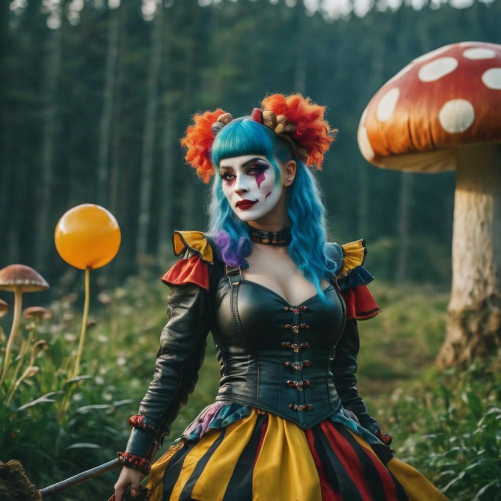 Clown In The Forest 1