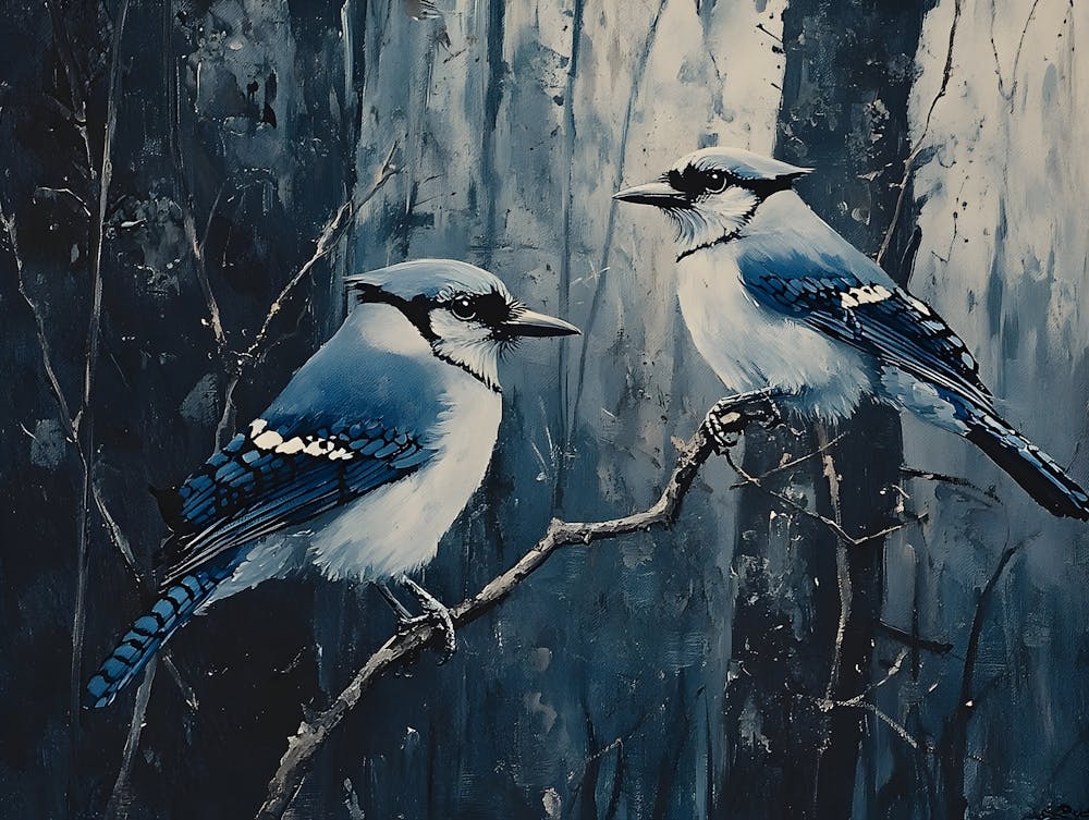 Bluejays In The Woods 3
