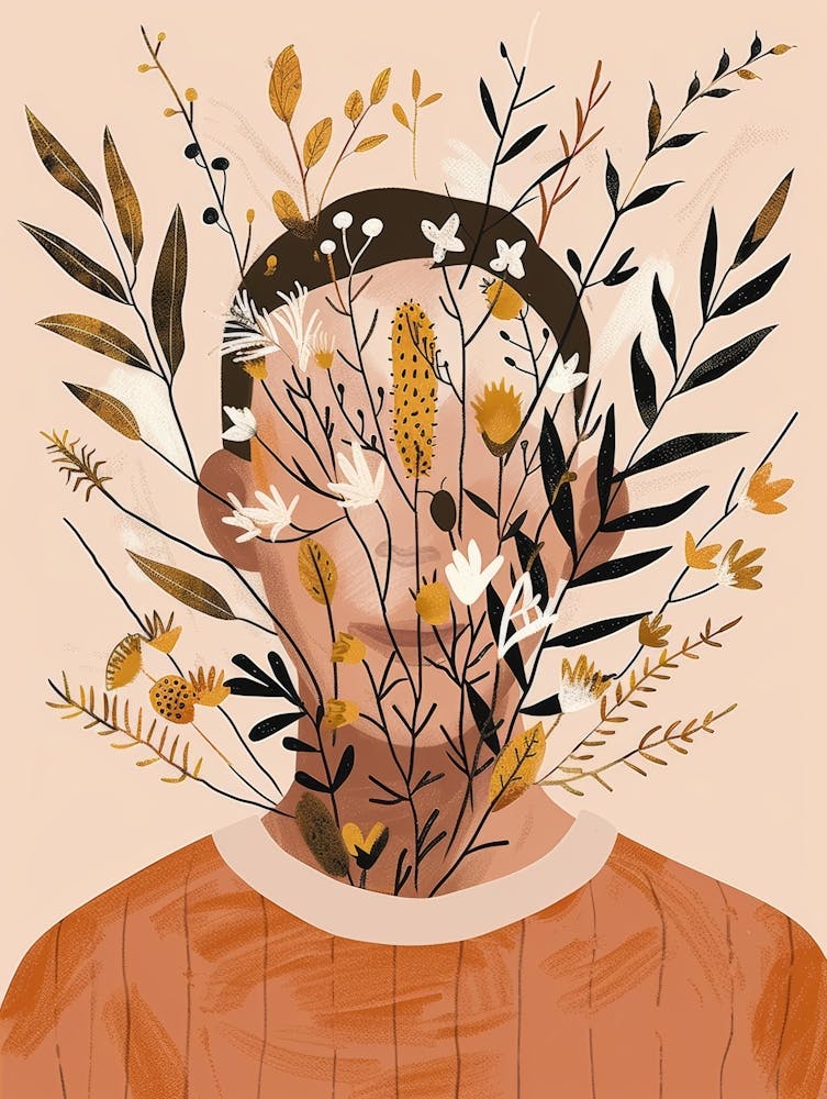 Illustration Of A Man'S Head