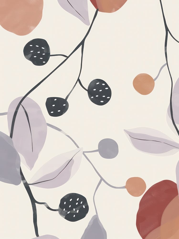 Illustration en Gros Plan de Mûrier 2