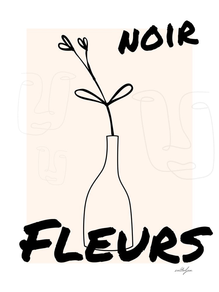 Noir Fleurs Line