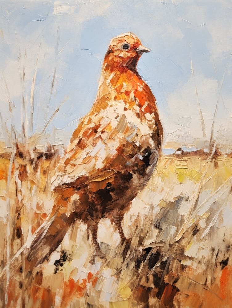 Bird Painting Grouse 2