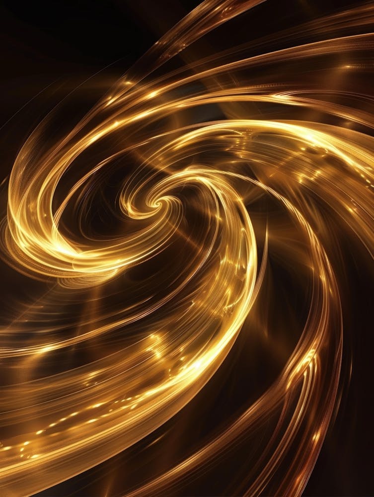Abstract Golden Spiral Background Photo