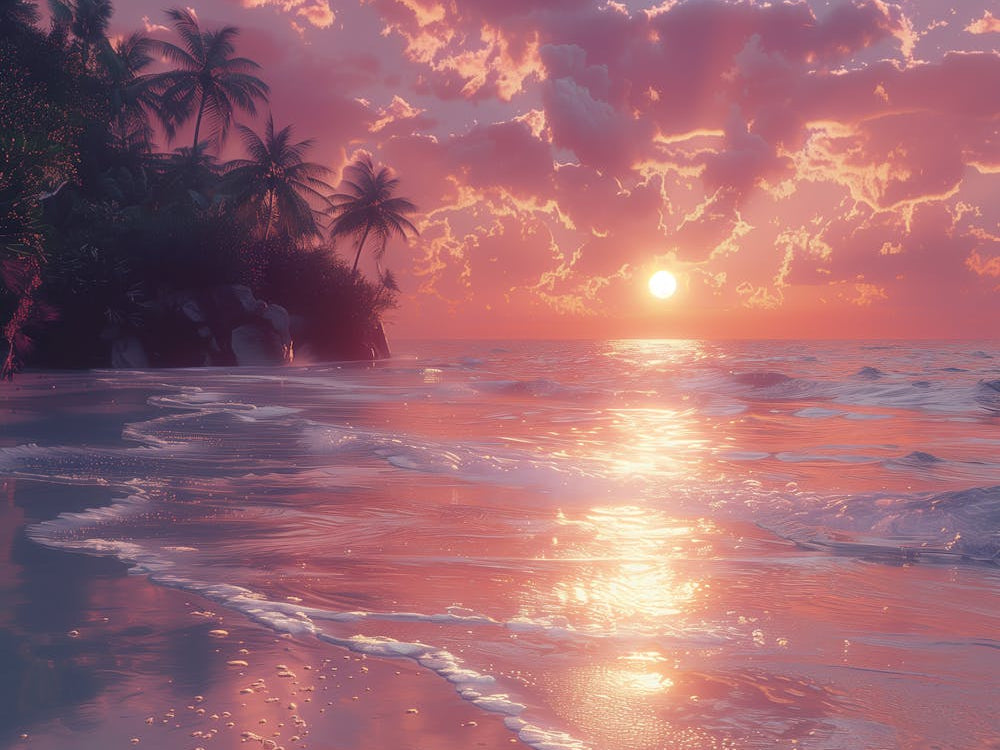 Sunset On The Beach 5