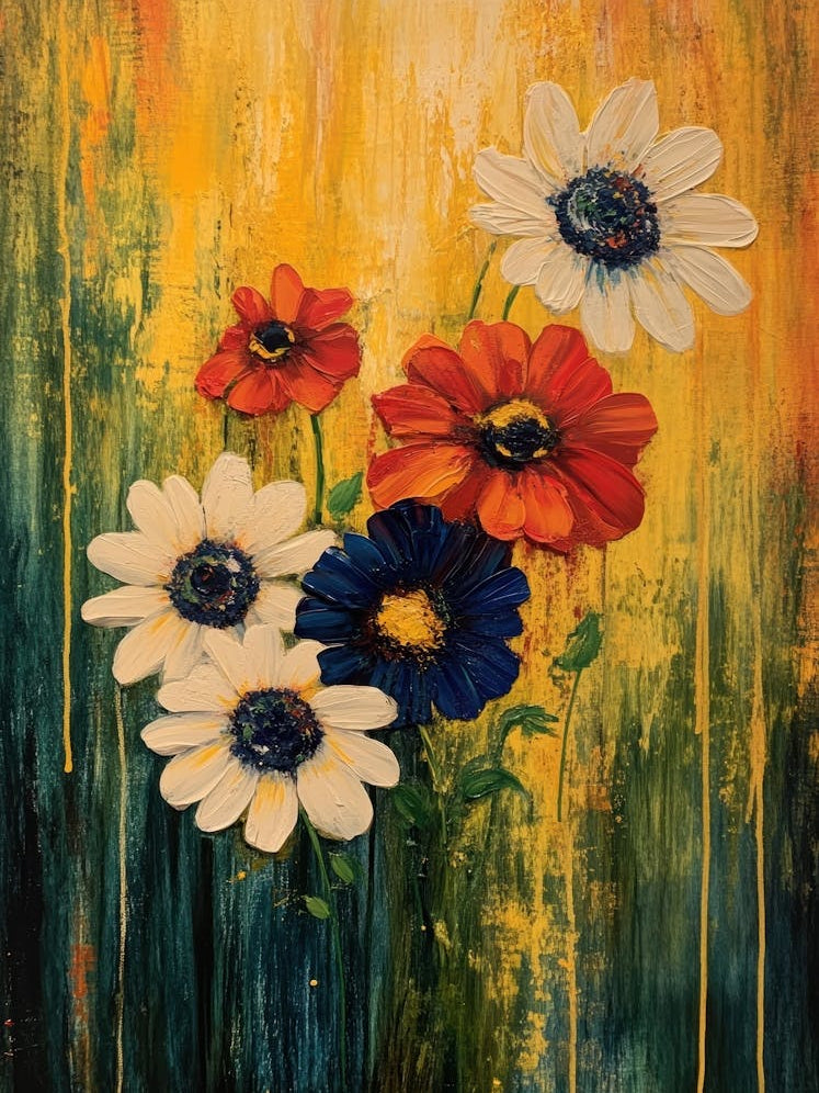 Daisies In A Vase 49