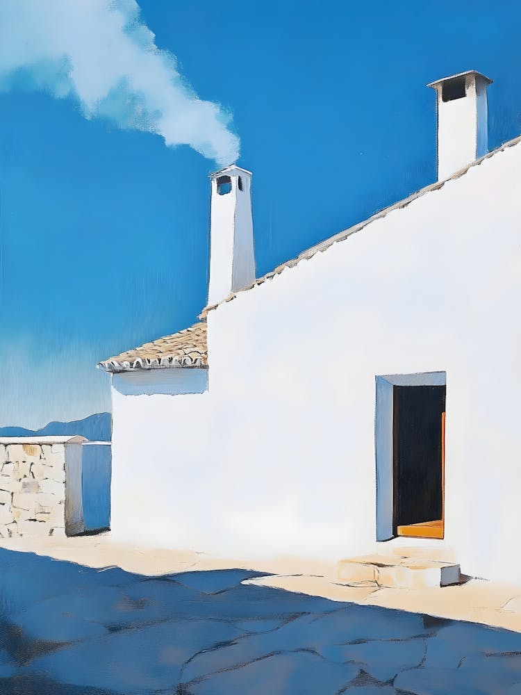 White House With Chimney