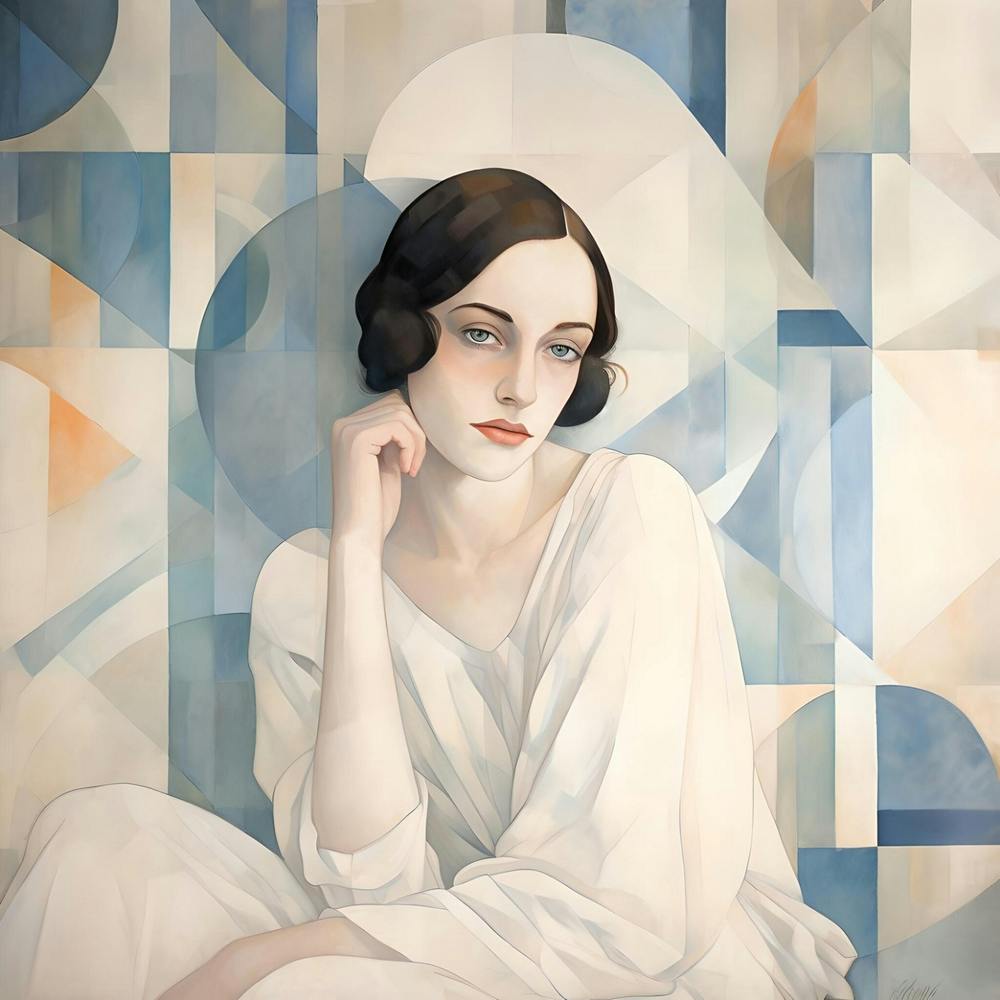 Art Deco Calm By F Parrish