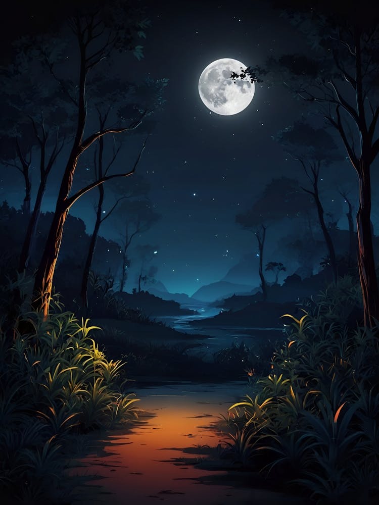 Night In The Forest