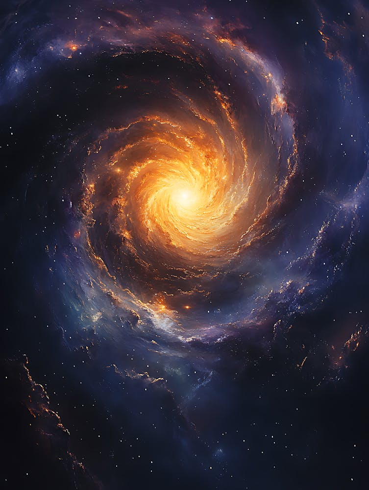 Spiral Galaxy In Space 3