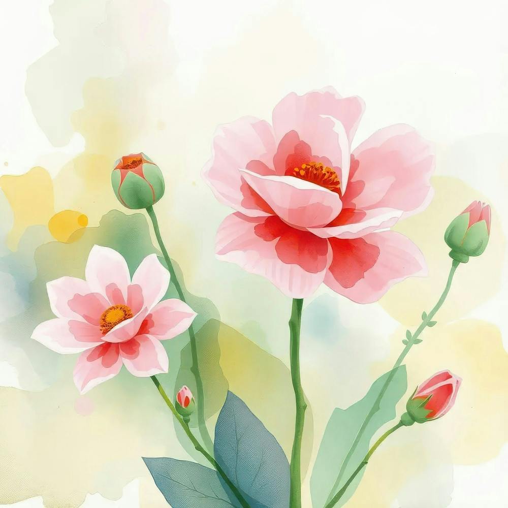 Watercolor Flowers 27