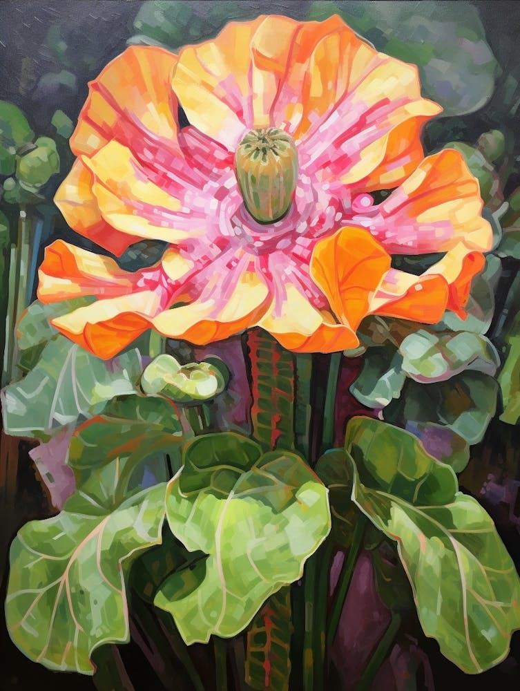 Cactus Painting Lophophora Williamsii 2