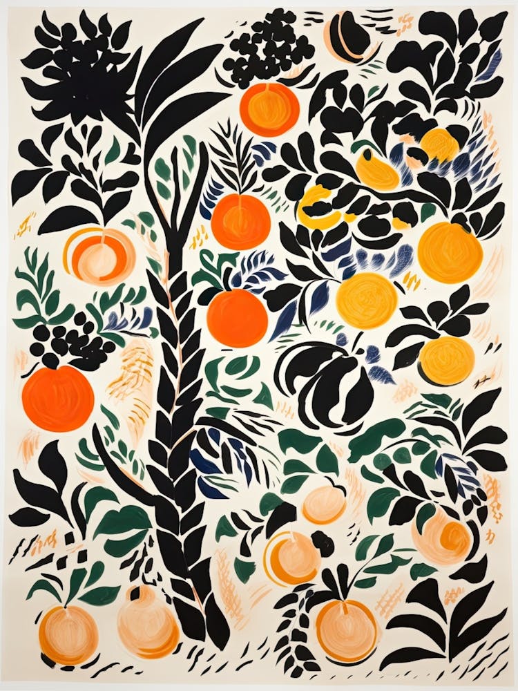 Apricot Fruit Drawing 1