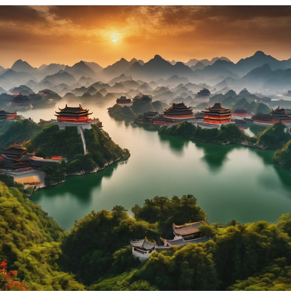 Sunset In Luoyang