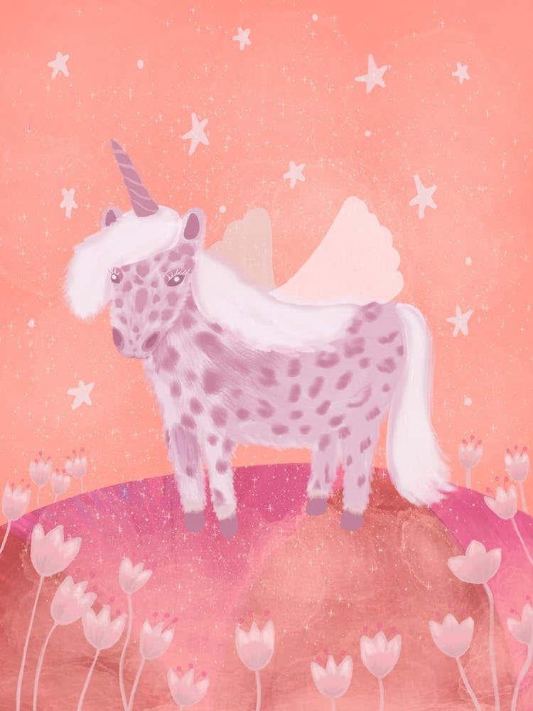 Pink Unicorn Pony