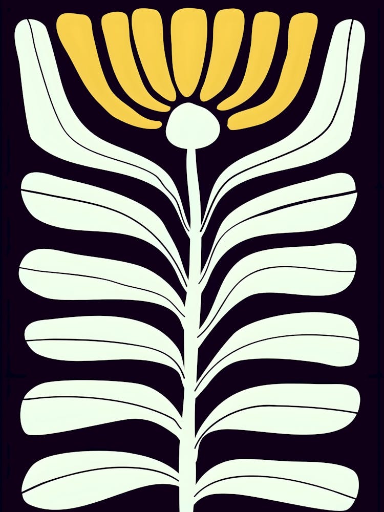Henri Matisse Fleur Jaune 1