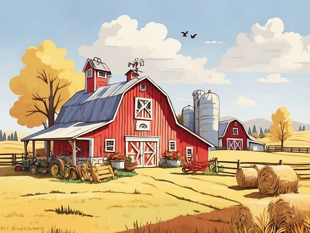 A Peaceful Life In The Countryside