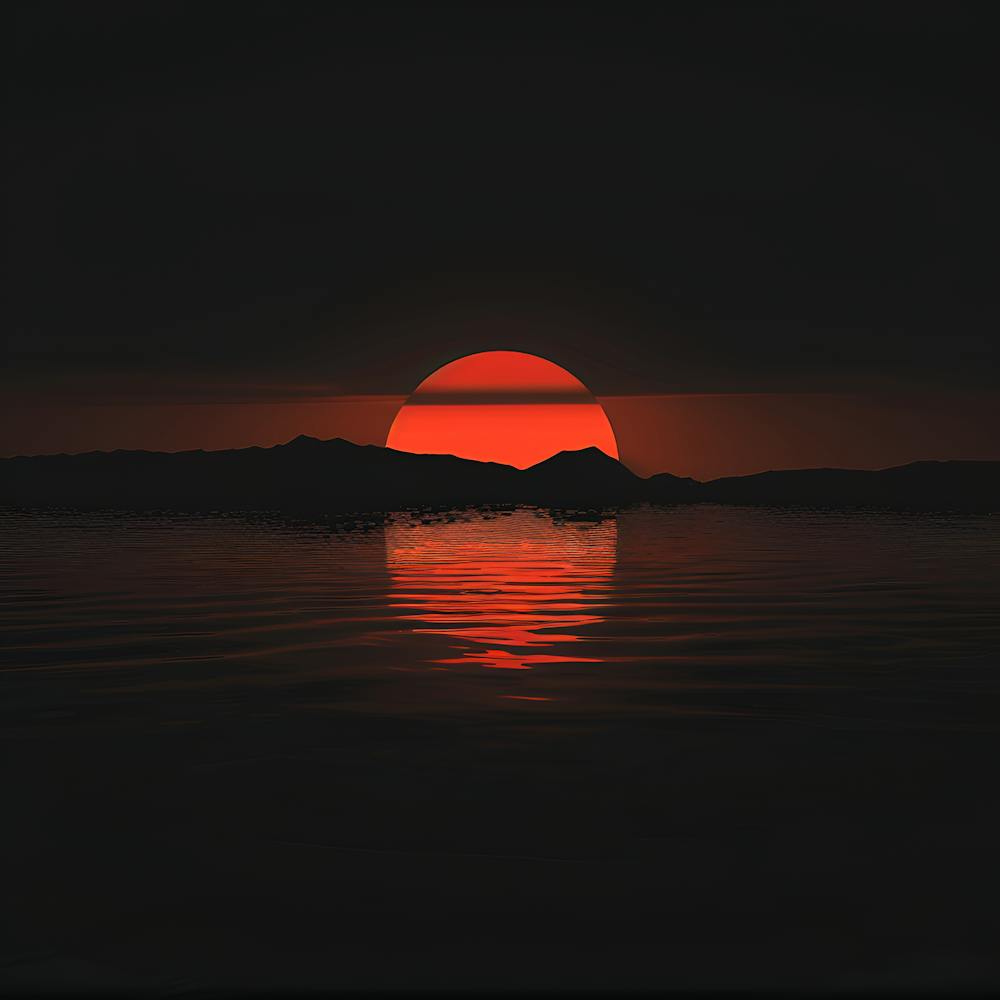 Sunset Over Water 3