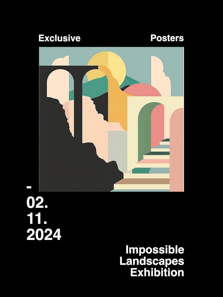 Impossible Landscapes Exhibition Archive Poster 13