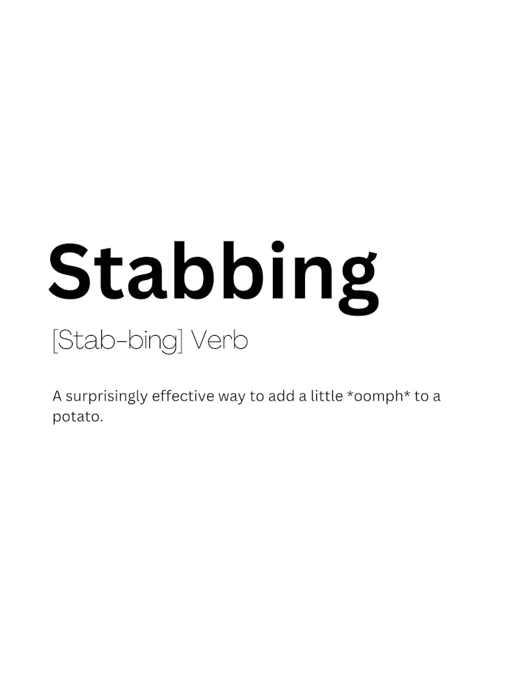 Stabbing Definition Meaning