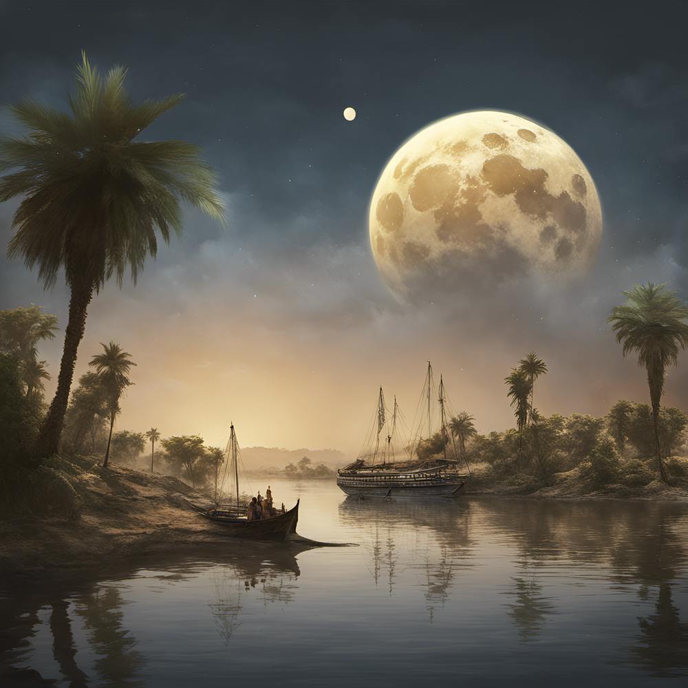 0 Big Moon On Nile Esrgan V1 X2plus