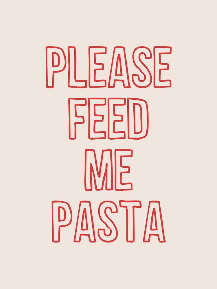 Feed Me Pasta Red