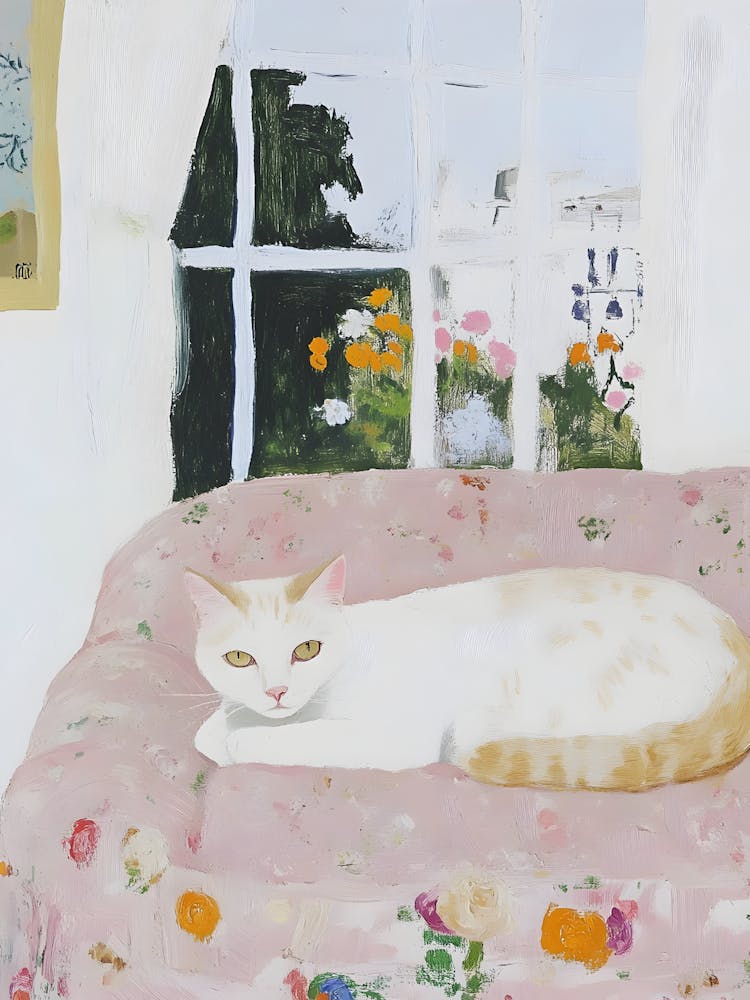 Cat In A Window 2