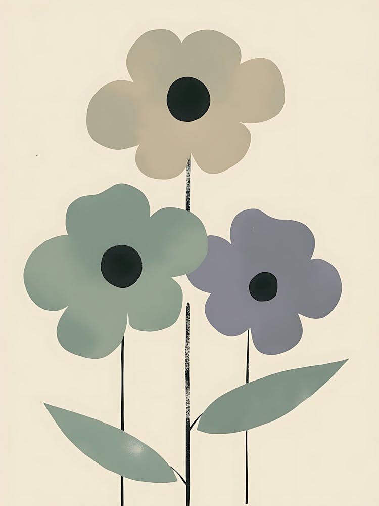 Three Flowers 1