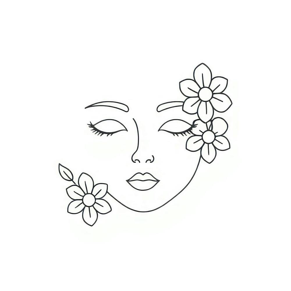 Face With Flowers