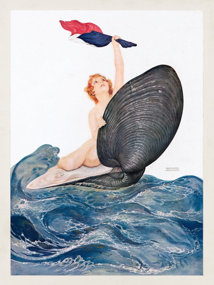 Vive La France Sea Nymph Vintage