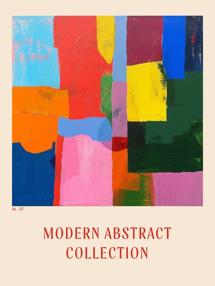 Modern Abstract Collection Poster 5