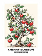 Cherry Blossom Tree Storybook Illustration 1 Poster