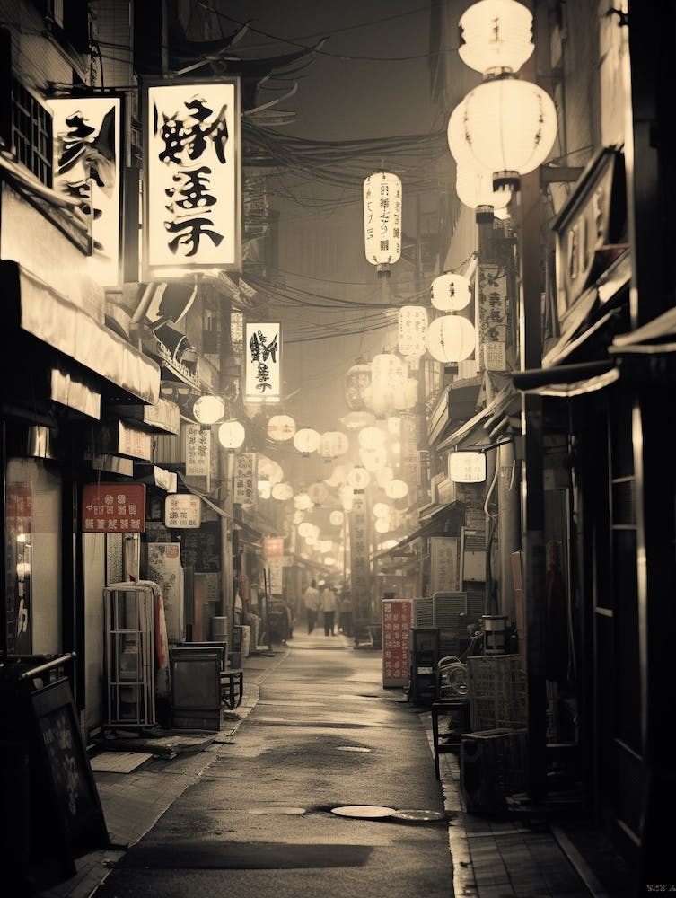 Taipei, Taiwan, Black And White Old Photo 3