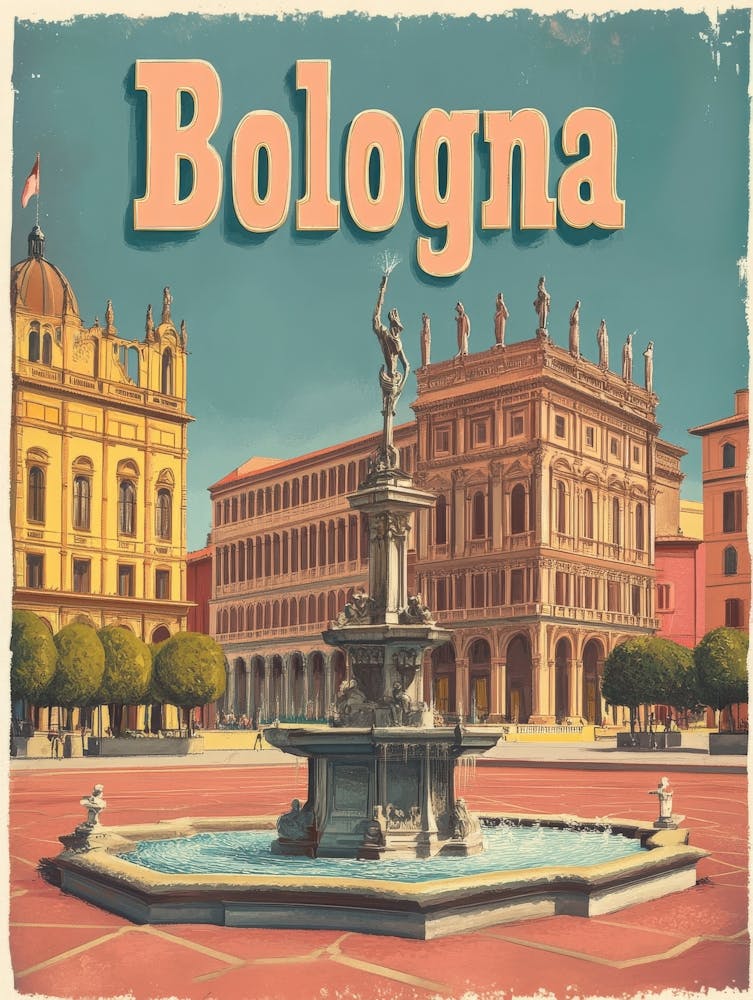 Aihrgdesign A Classic 1960s Travel Poster For Bologna Showcas 75eb0616 3ee1 401c 9804 Eb15b9fc0207 0