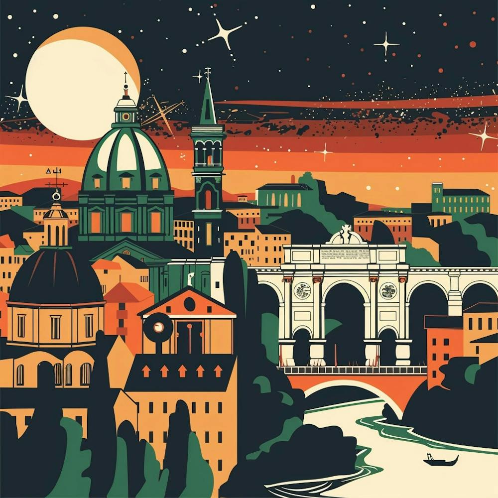Rome At Night 1